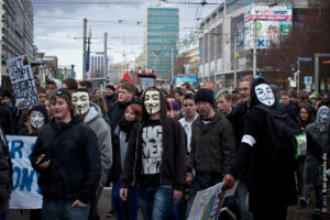 Magdeburg DEMO gegen ACTA am 25.02.2012 in der Magdeburger Innenstadt